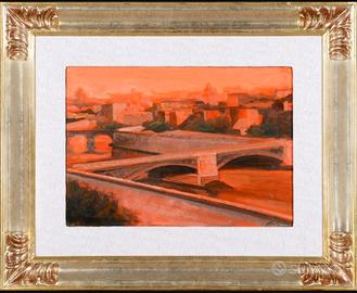 Attardi Ugo - olio su tela