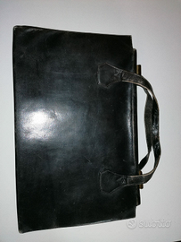 Borsa uomo in vera pelle anni 80