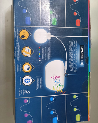 Lampada led catena luminosa e lampadario