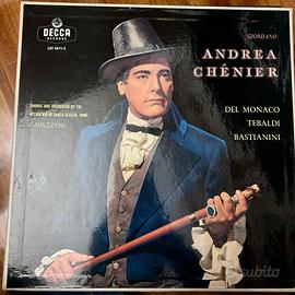 LP Giordano - Andrea Chénier. Del Monaco, Tebaldi
