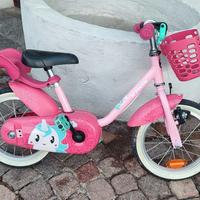 Bicicletta con rotelle