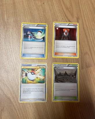 Lotto 4 Carte Pokémon - 1€ Cad