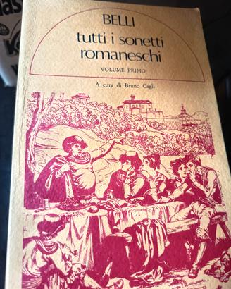 sonetti romani 4 volumi 