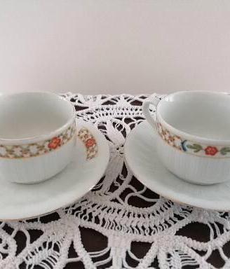 Coppia tazzine antiche Richard Ginori
