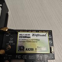 Scheda WiFi 6E 2974Mbps AX200