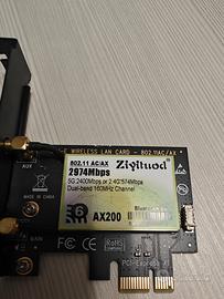 Scheda WiFi 6E 2974Mbps AX200