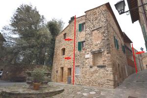 Terratetto a Montenero d'Orcia