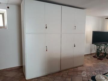 armadio laccato bianco 