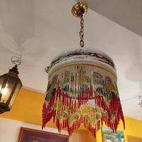 Lampadario Liberty - vetro opalino