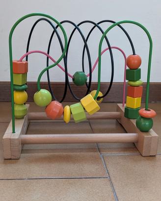 Gioco in legno Labirinto di perline