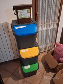 pattumiera impilabile raccolta differenziata 