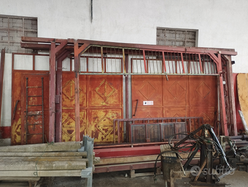 Tettoia prefabbricata in acciaio