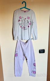 Pigiama Disney Alice 9/10 anni Original Marines