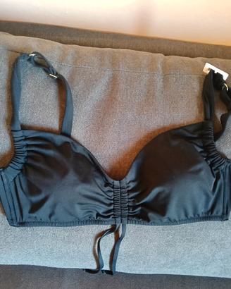 reggiseno costume nero con spalline taglia 4/5