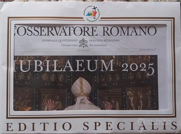 Vaticano Giubileo 2025, Osservatore Romano 'EDITIO