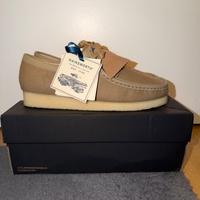 Clarks Derbys Wallabee Camel Wool Hainsworth