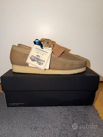 Clarks Derbys Wallabee Camel Wool Hainsworth