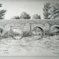 The old Bridge Iford di F. Biddel