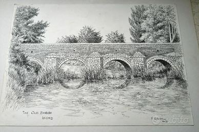 The old Bridge Iford di F. Biddel