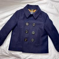 Cappotto Burberry Bambino blu navy 4Y