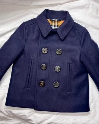 Cappotto Burberry Bambino blu navy 4Y