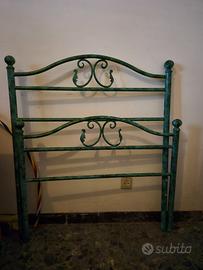 Testiera letto singolo in ferro