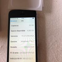 IPhone 5s space gray 16 GB