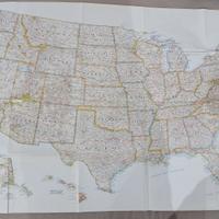 Carta Geografica degli Stati Uniti 