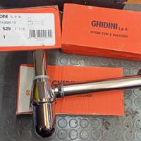 3 sifoni cromati per lavandino