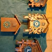 Lotto 4 orologi a cucù originali – per ricambi 