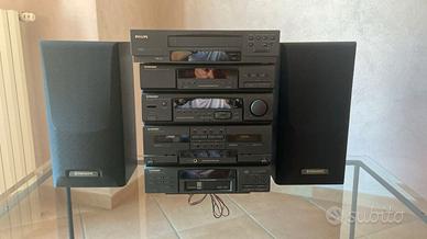 Impianto stereo PIONEER + Lettore Viedeoc. PHILIPS