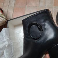 tronchetto pelle cavalli nero n 39