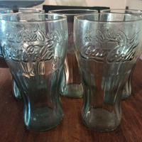 Set di bicchieri in vetro con logo Coca-Cola