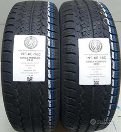 2 GOMME 195 60 16C KENDA A74135