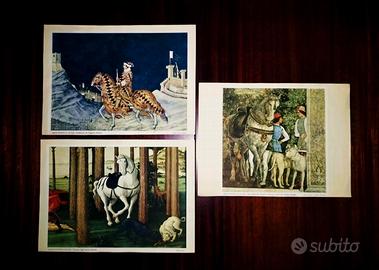SET 3 STAMPE **ARTE RINASCIMENTALE**