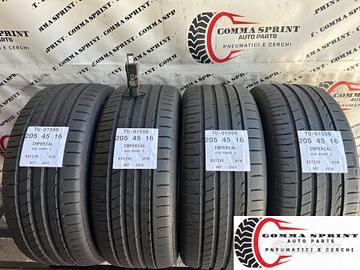 4 PNEUMATICI 205/45 R16 IMPERIAL ESTIVE