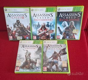 Blocco 5 titoli Assassin's Creed XBOX360 