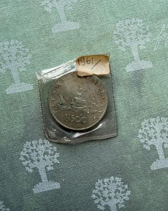 500 lire in argento originali centenario