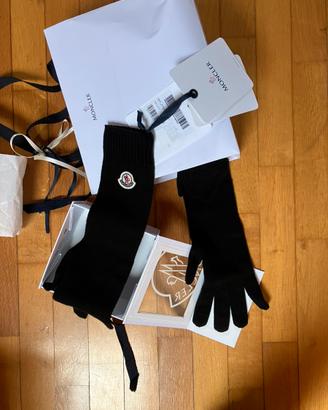 Guanti donna lunghi Moncler originali