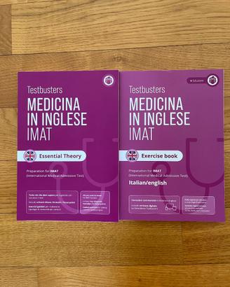 Libri testbusters per test Medicina inglese-IMAT