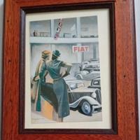 Stampa immagine pubblicitaria Fiat