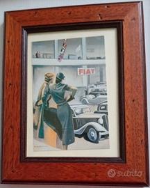 Stampa immagine pubblicitaria Fiat