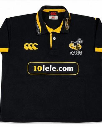 Canterbury London Wasps Rugby Jersey Vintage