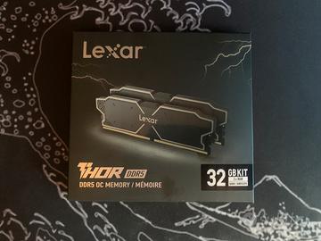 Ram Lexar THOR OC 32gb(16x2) DDR5 6000mhz Cl32