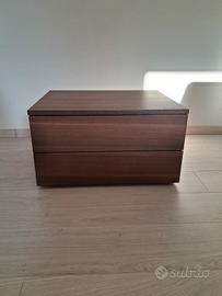 Comodino noce Bergamin