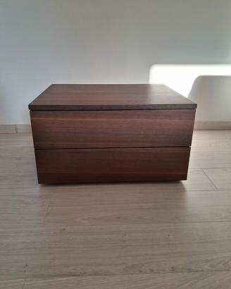 Comodino noce Bergamin