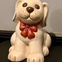 Statuina THUN originale - Cane con fiocco -