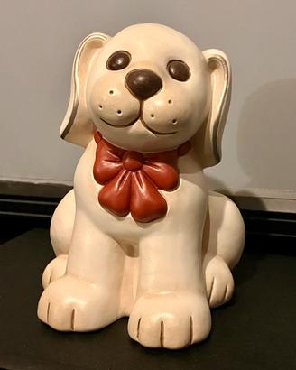 Statuina THUN originale - Cane con fiocco -