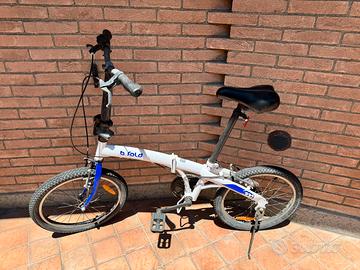 Bici pieghevole B Fold 300 bianca