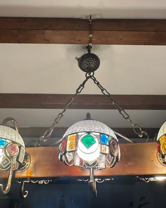 Lampadario rustico